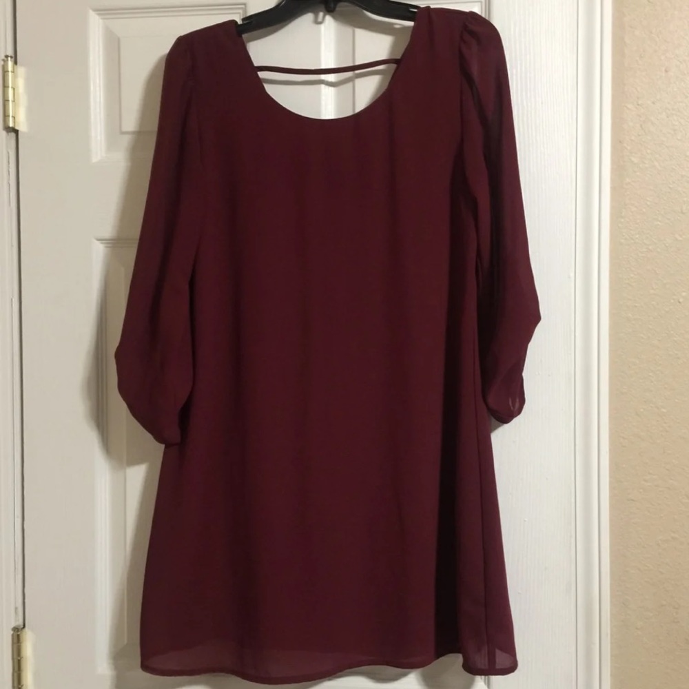Maroon tunic